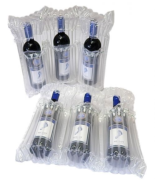 Luftpolstertasche Luftkammertasche Flasche Wein Bier Triple